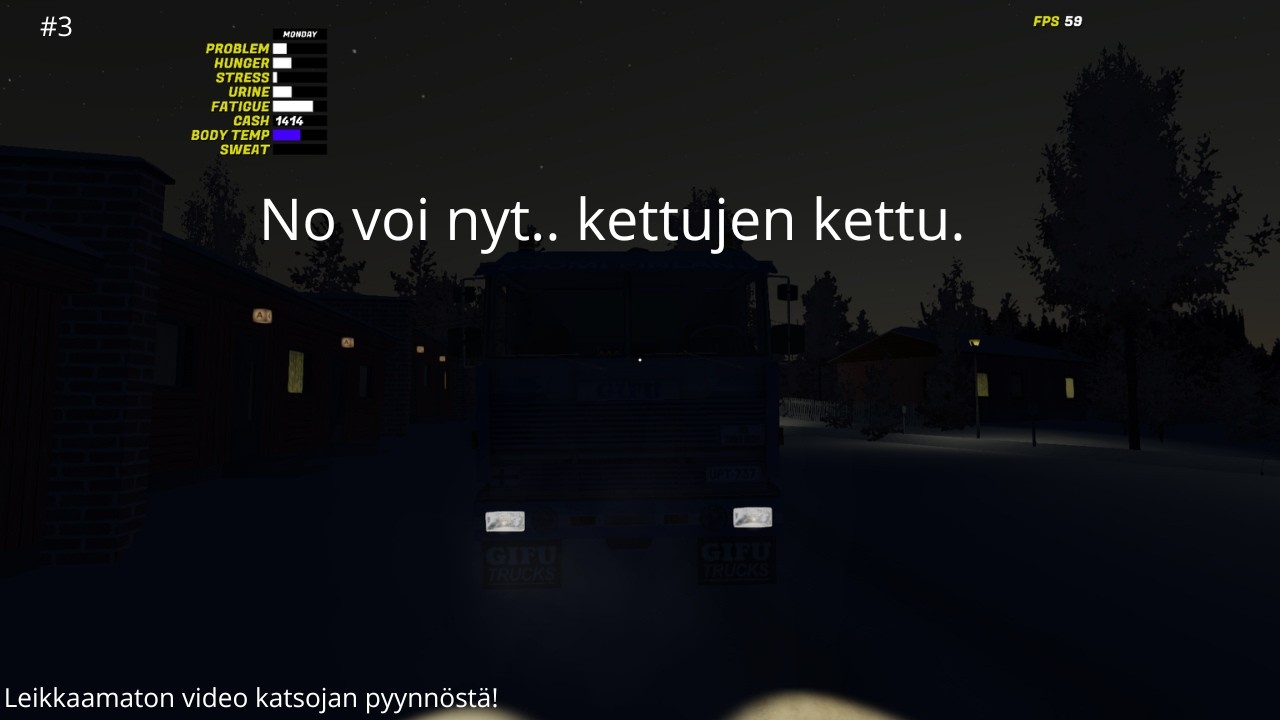 Kun kaikki menee päin kettua - Leikkaamaton | My Winter Car #3