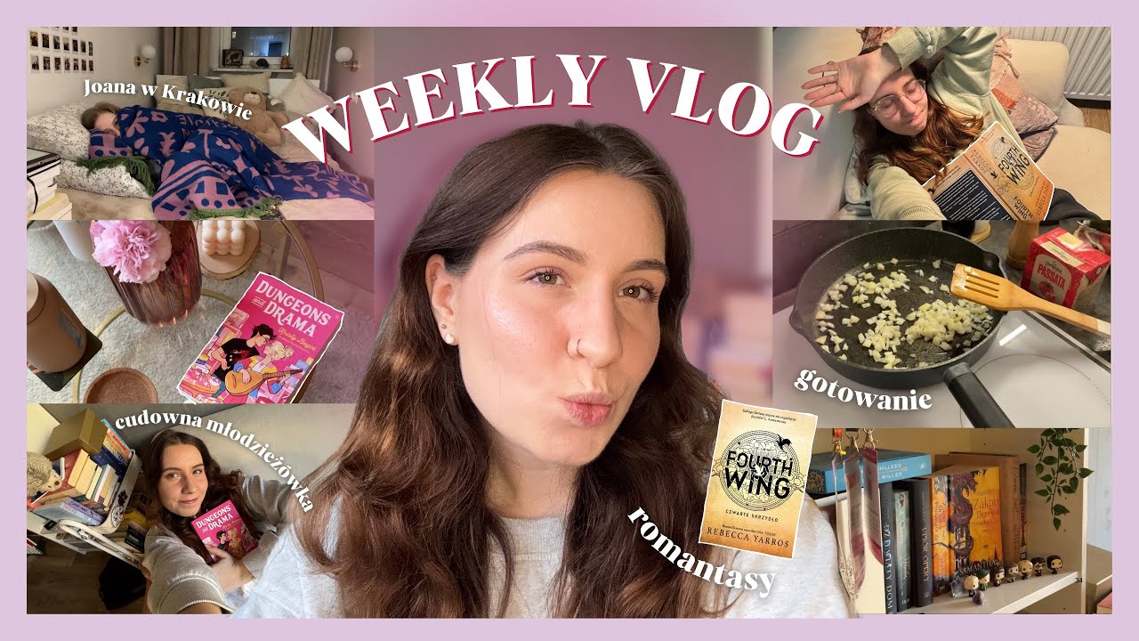 WEEKLY VLOG 📚🌸🐉 | vlog, w którym dzieje się wszystko