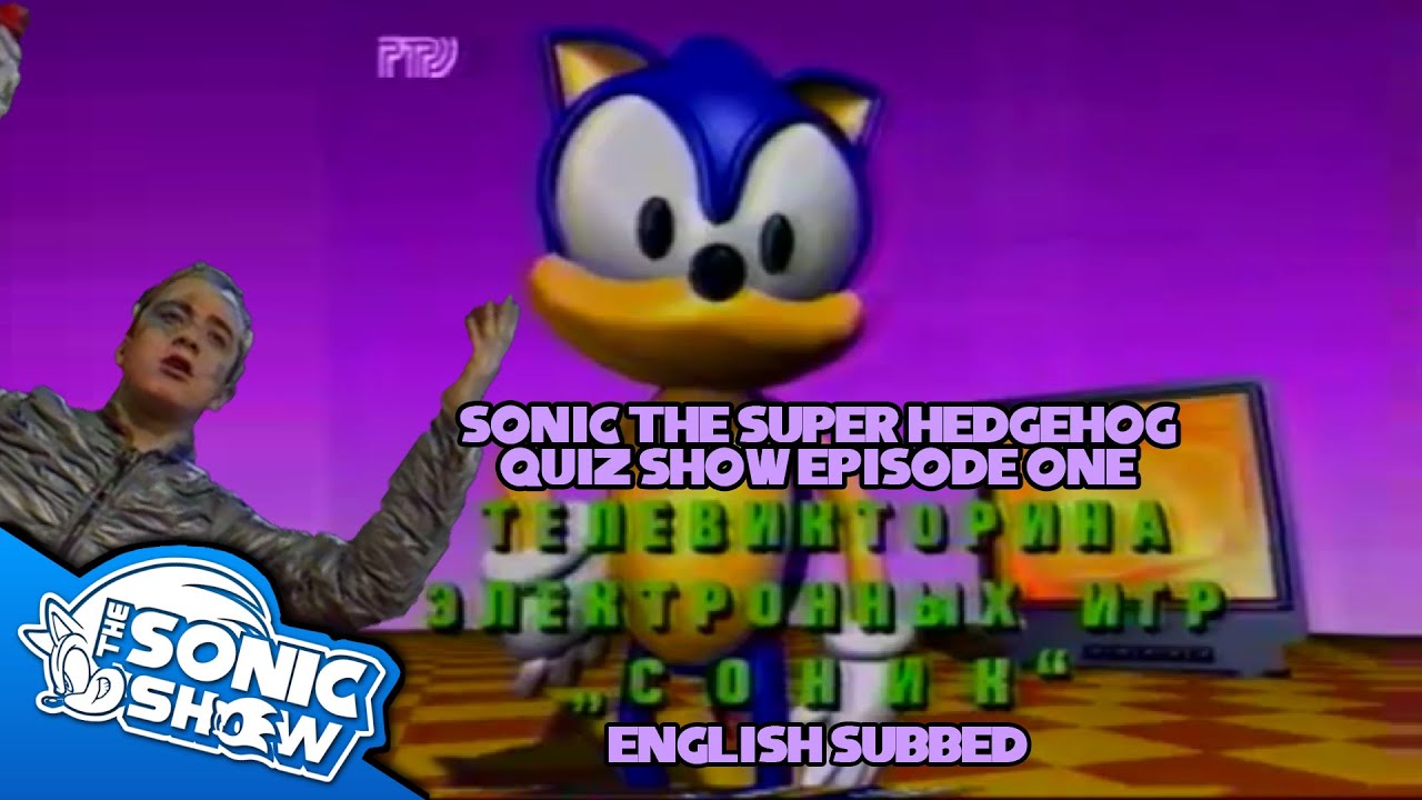 SonicTheSuperHedgehog 1994 Russian Quiz Show - English Sub