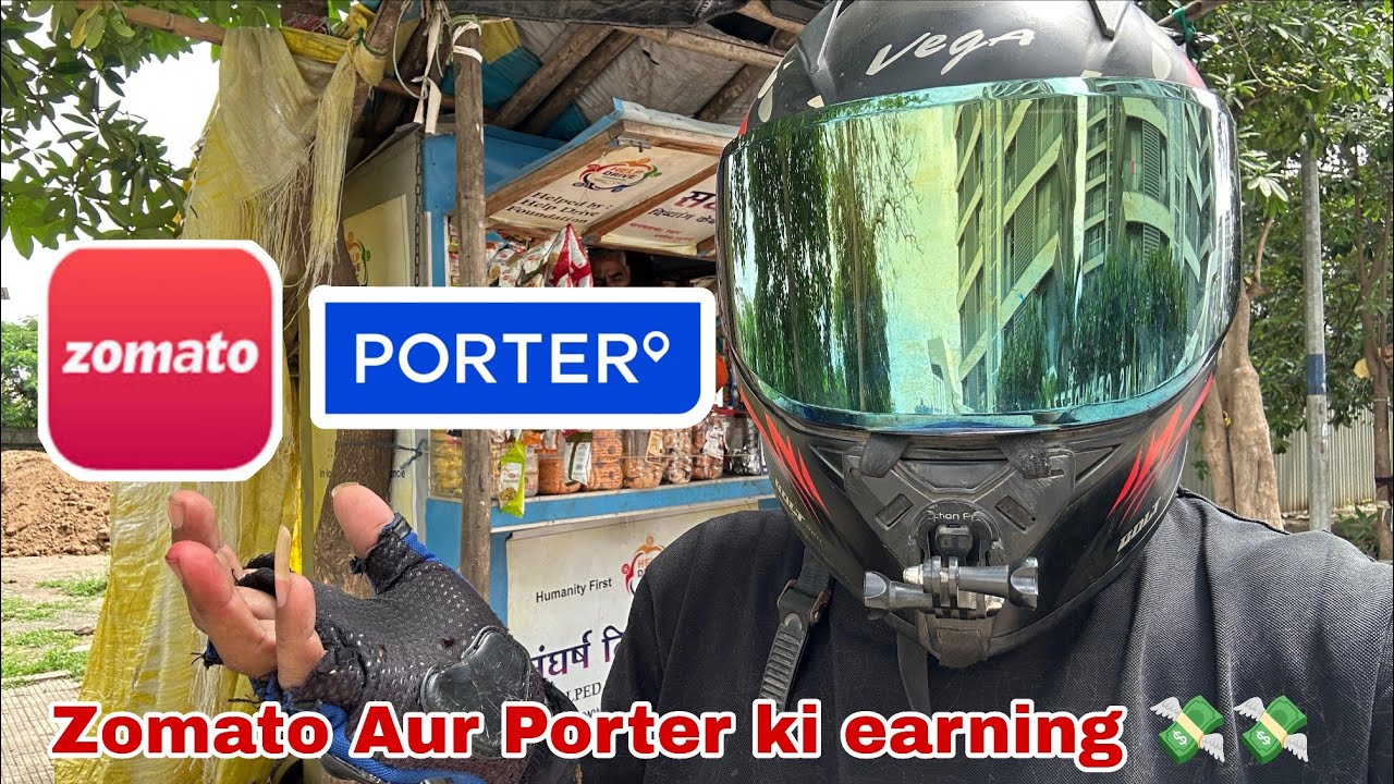 Porter Aur Zomato ki earning 💸 // Part time earning 💸 // Dilevery boy 🫡