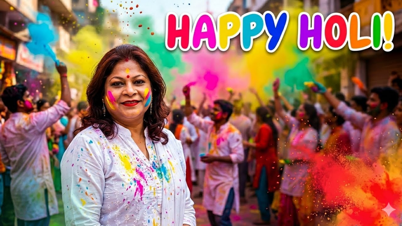 HAPPY HOLI ALL OF YOU 🌹🌹🌹🌹