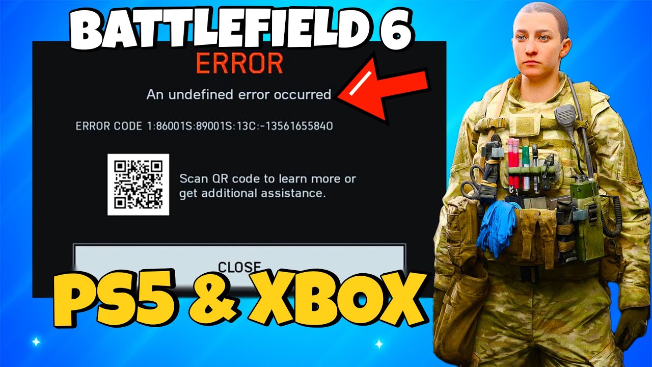 Как исправить неопределенную ошибку Battlefield 6 на PS5 и Xbox