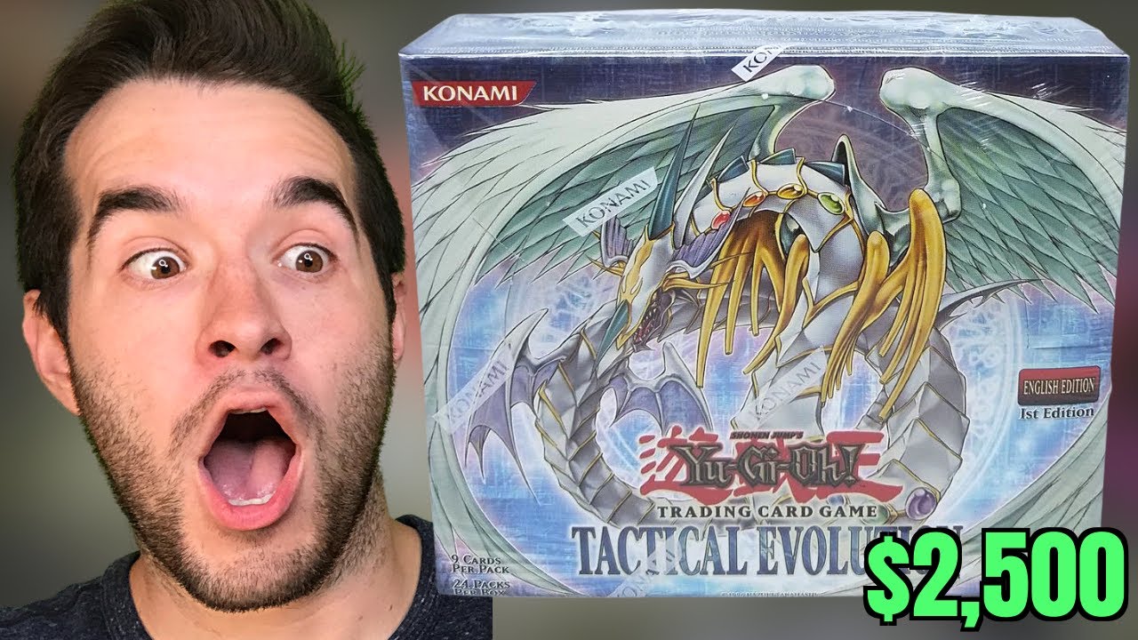 We Opened A RARE Tactical Evolution Yugioh Box ($2,500)
