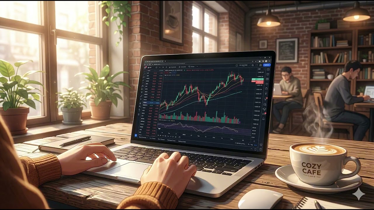 📈 Morning Cafe Trading | Lofi Hip Hop for Deep Focus & Stock Market | 咖啡廳看盤專屬 Lo-Fi