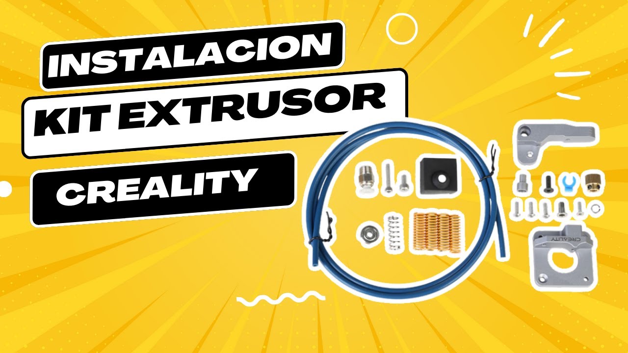 Como instalar un extrusor y tubo Capricorn de ender 3 v2 PRO Normal para nuestra impresora CREALITY