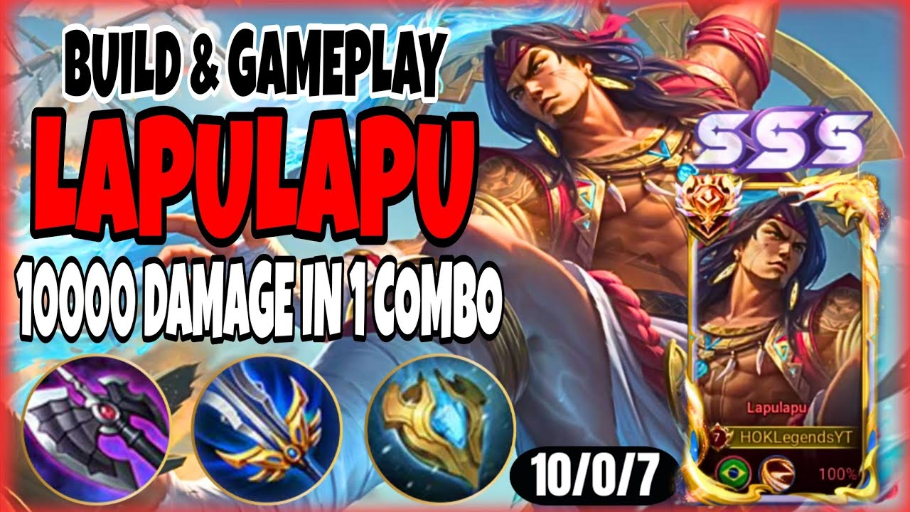 HOK NEW HERO LAPULAPU 87% WIN RATE | RANK LEGEND - HONOR OF KINGS