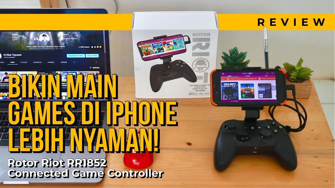 REVIEW Controller Gaming untuk iPhone Paling Terjangkau‼️Rotor Riot Wired RR1852