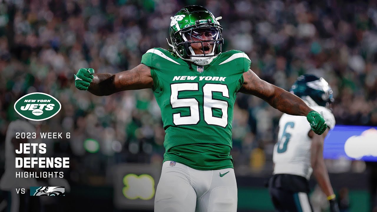 Best Plays By Jets Defense vs. Eagles | Week 6