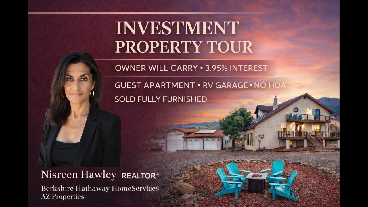 🚀 OWNER FINANCING AVAILABLE at 5%! 1131 Hidden Springs Lane, Clarkdale, AZ | MLS# 538144✨
