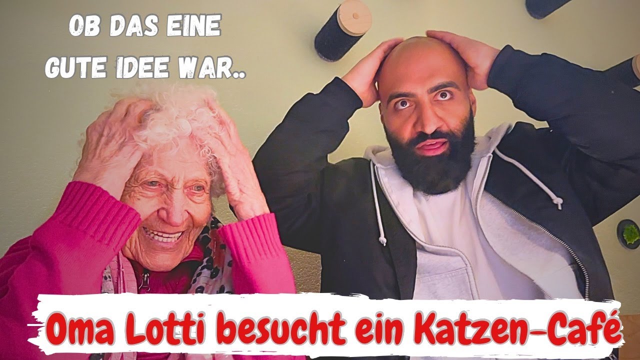 Wir besuchen gemeinsam mit der 93 j&auml;hrigen Oma Lotti ein Katzen-Caf&eacute;!