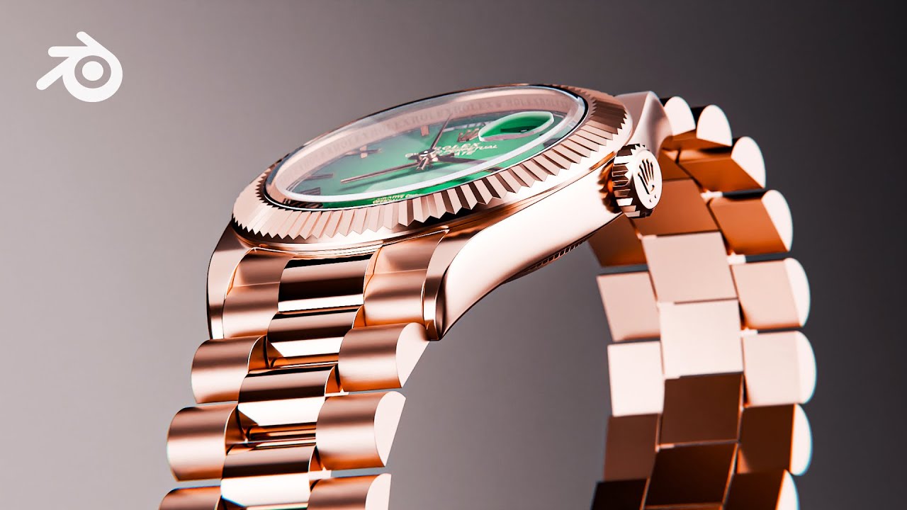 Realistic Rolex Watch Animation in Blender | Day-Date 40