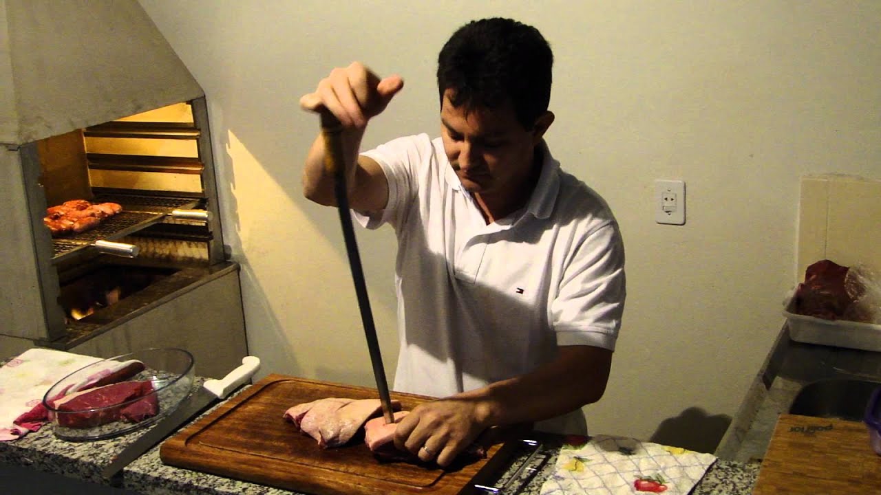 Como espetar a picanha