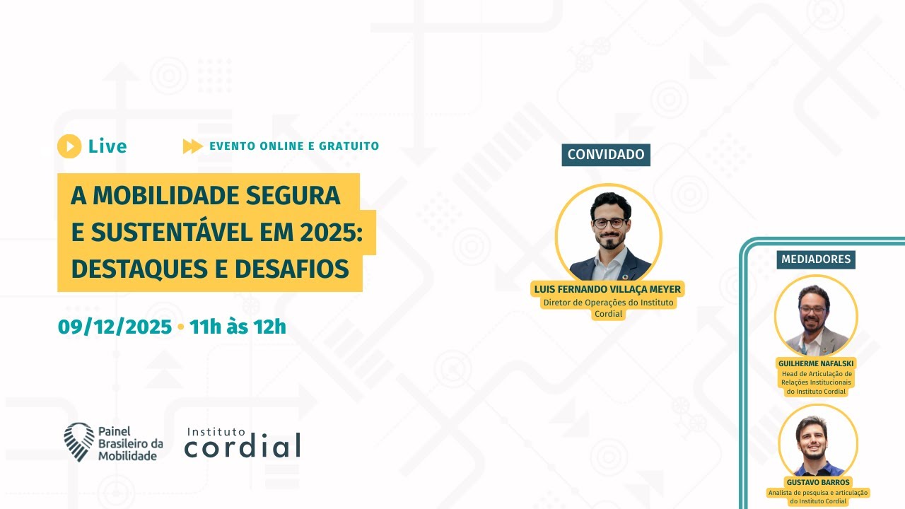 A mobilidade segura e sustentável em 2025: destaques e desafios