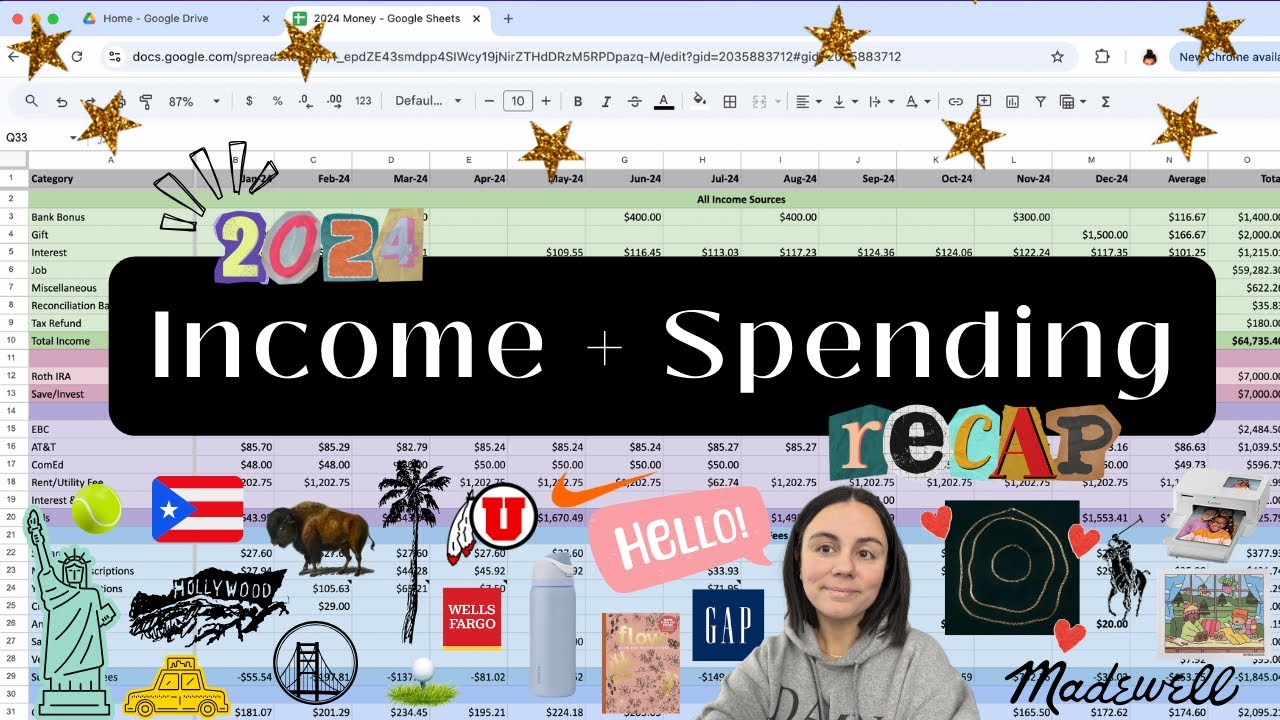 2024 Income + Spending Recap