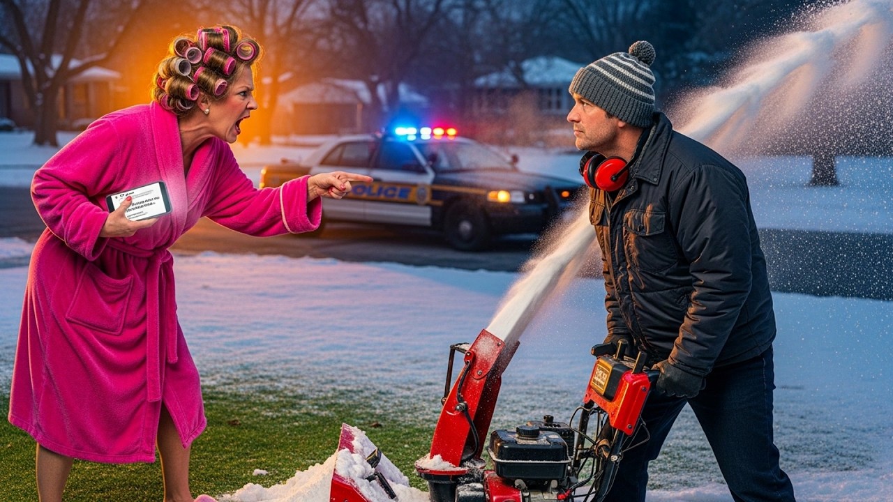 HOA Called 911 On My 5am Snowblowing, Dispatcher Laughed And Said I Cleared Her Street