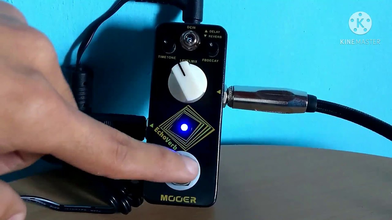 COMO UTILIZAR MOOER ECHOVERB PEDAL DELAY REVERB