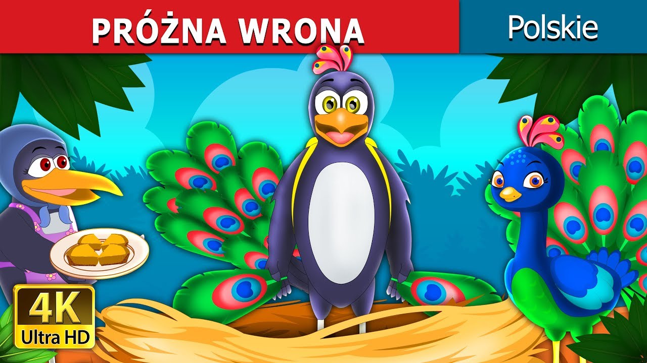 PR&Oacute;ŻNA WRONA | The Vain Crow Story  in Polish | @PolishFairyTales