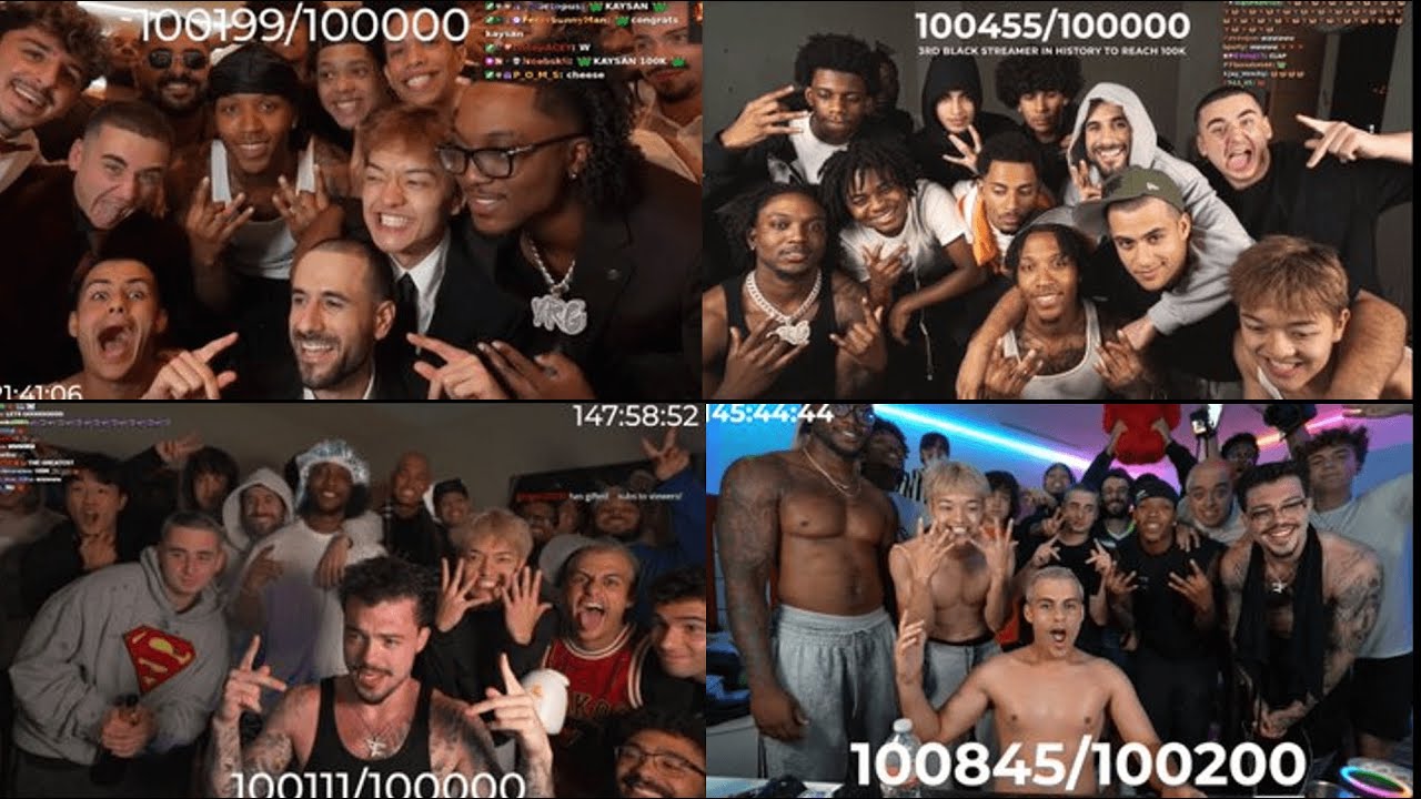 All The Faze Members Hitting 100K Twitch Subscribers.🎉