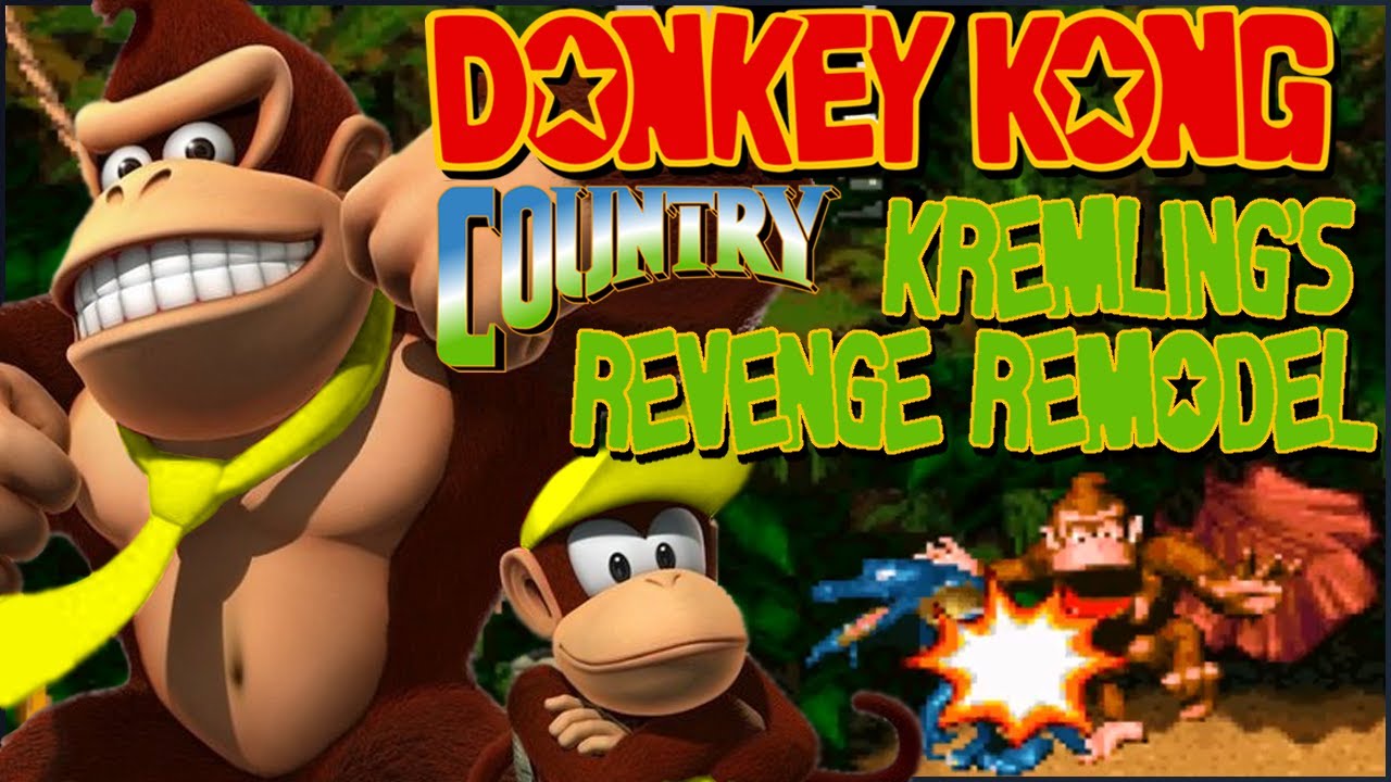 Uma Serie com Nome Gigante - Donkey Kong Country Kremling's Revenge Remodel #1