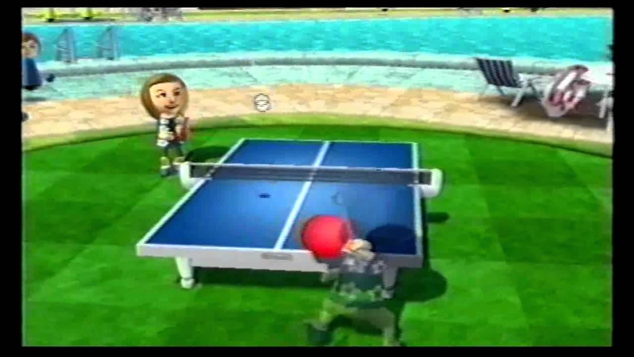 Wii Sports Resort Table Tennis vs. Abby @ Level 2500 [ 11-0 ]