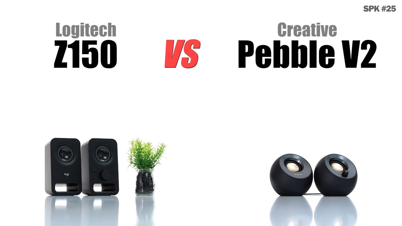 $21 - Logitech Z150 vs $30 - Creative Pebble V2 / Sound Comparison