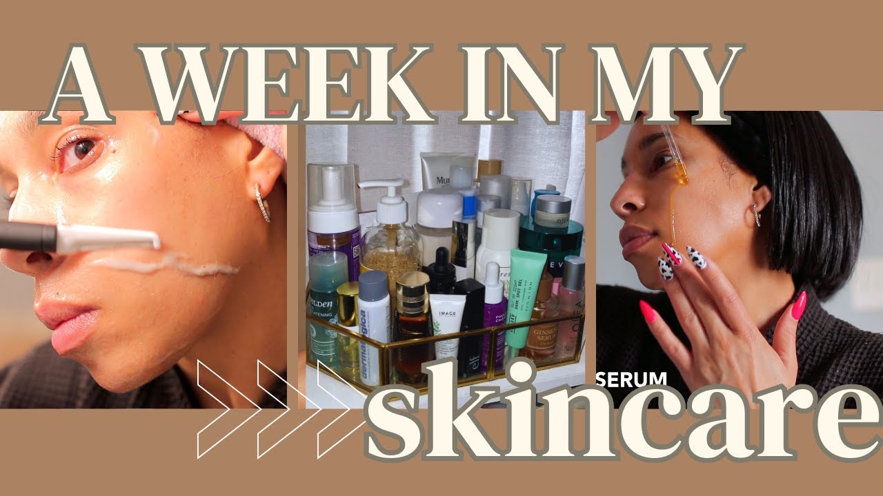 GLOWING SKIN CARE PRODUCTS For My MORNING & NIGHT SKINCARE ROUTINE 2023, BLACK SKIN CARE ROUTINES