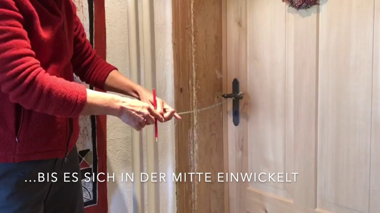 Schnur drehen