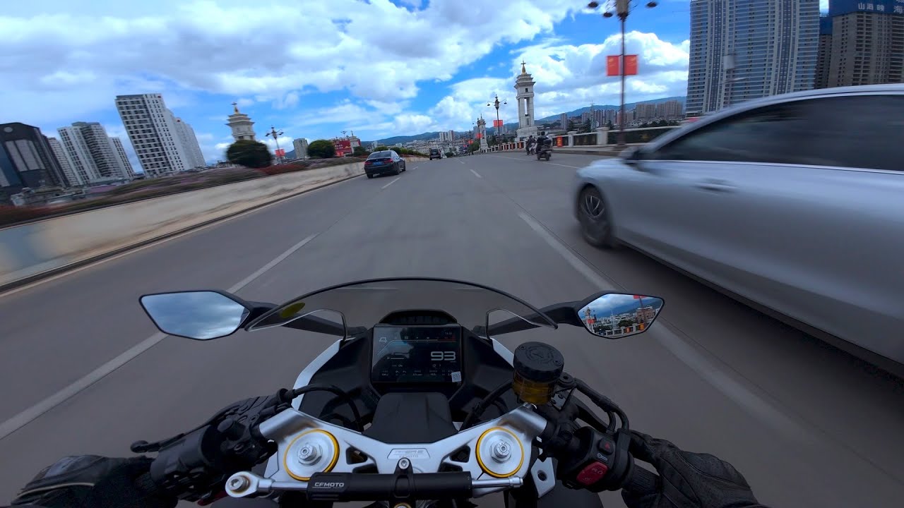 CFMOTO 750SR-S Test Ride | Autumn DaLi Motor Travel.2025 | Raw Sound | ASMR | 4K60fps