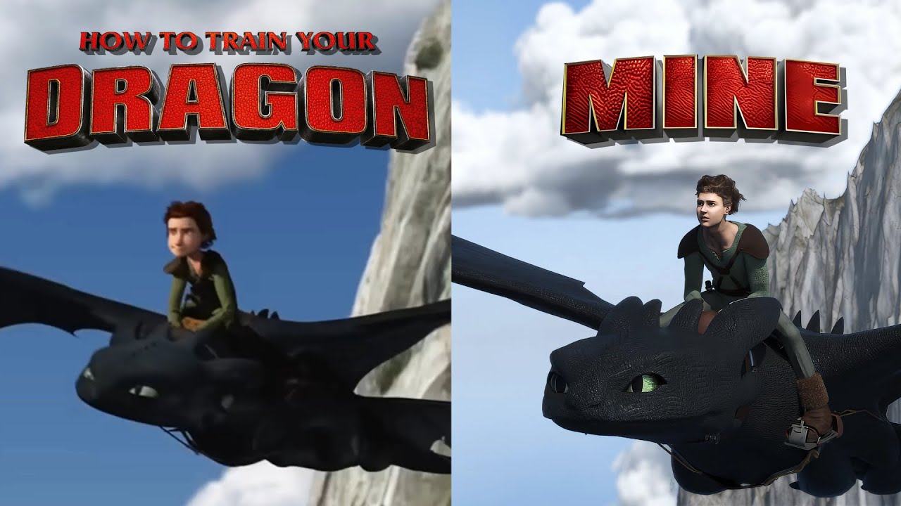 Remaking My Favourite How to Train Your Dragon Scene in 