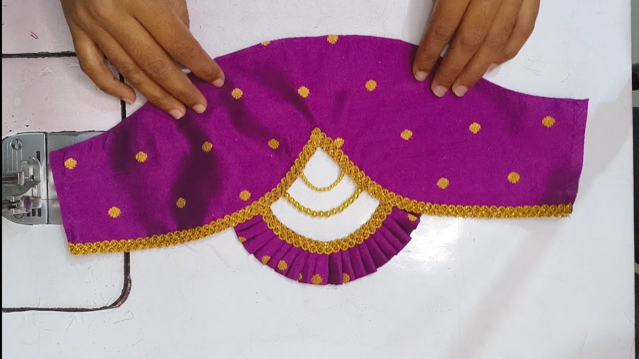 2026 का सबसे अलग और अनोखा बाजू डिज़ाइन/latest blouse sleeve #sleevelesss #blouse #trending #viral 