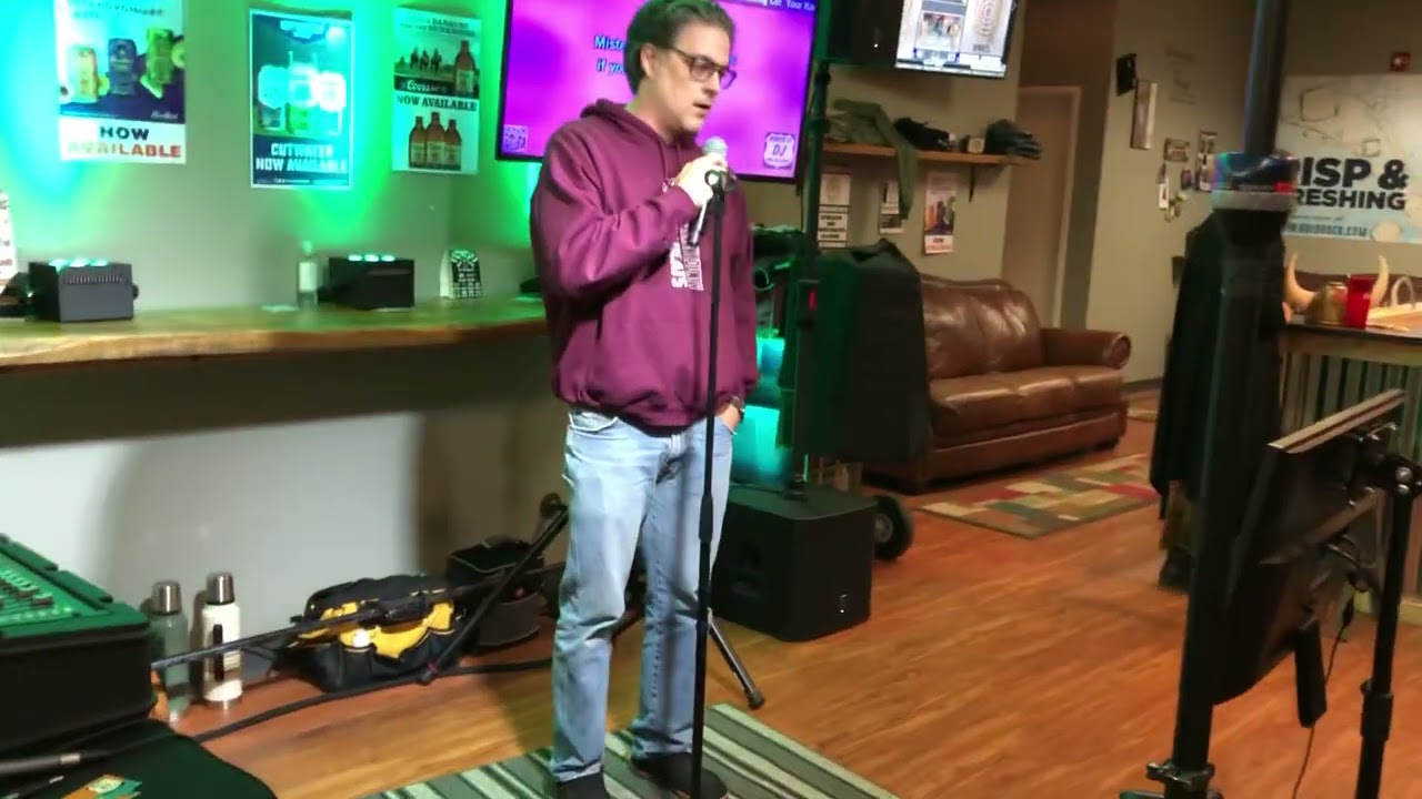 Josh sings Flower Shops at Shenandoah Valley Axe Throwing Co 2/17/2023