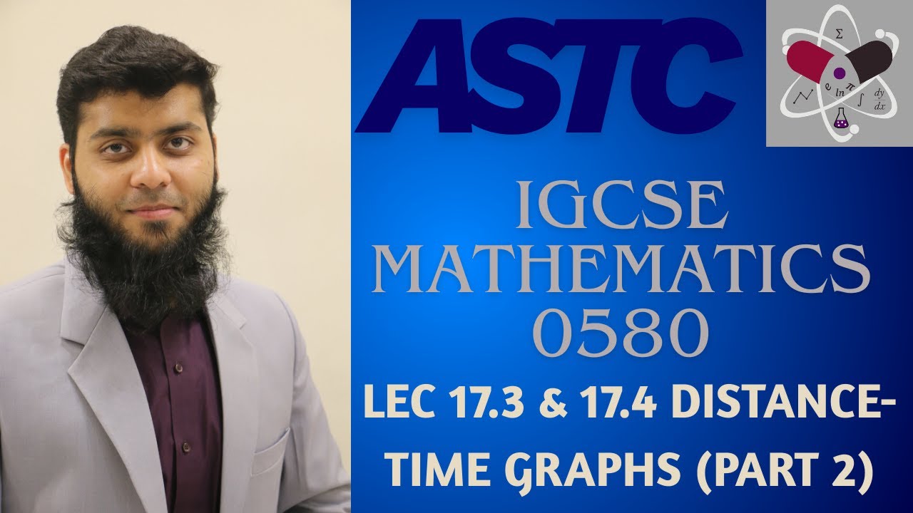 IGCSE Maths 0580 | Ch-17 Graphs in Practical Situations | Lec 17.3 & 17.4 Distance-Time Graph Part 2