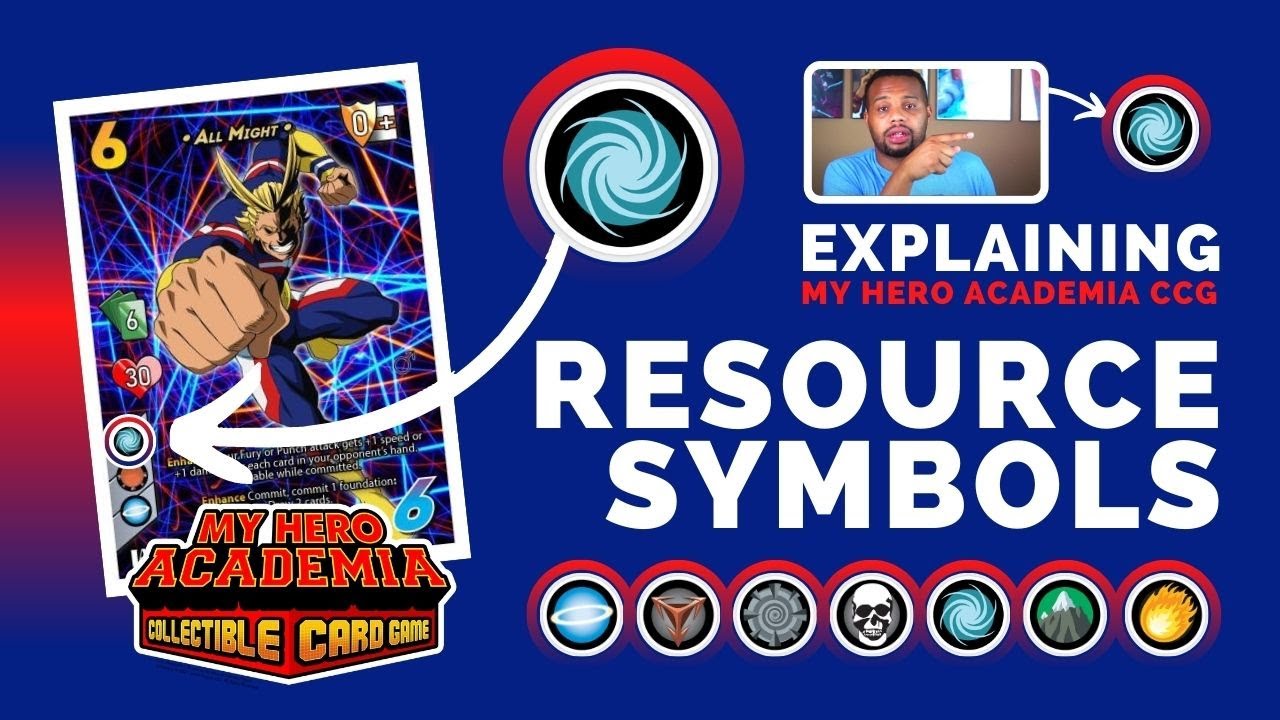 MY HERO ACADEMIA CCG: SYMBOL EXPLANATION