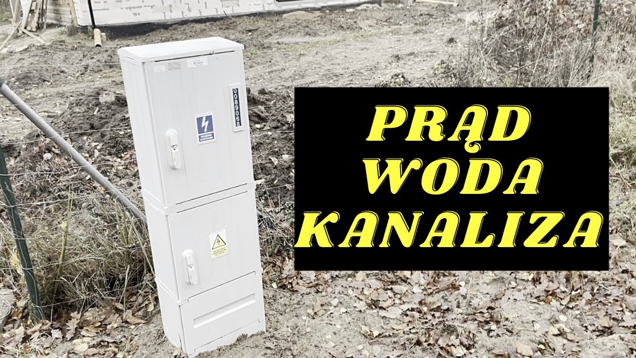 UZBROJENIE DZIAŁKI 🏠  koszt przyłączy wody, prądu, kanalizacji | ile kosztują media?