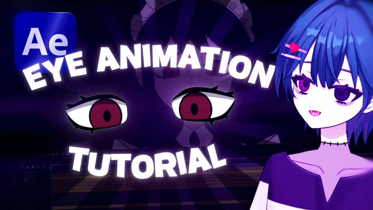 HOW I ANIMATE EYES ON AFTER EFFECTS!!