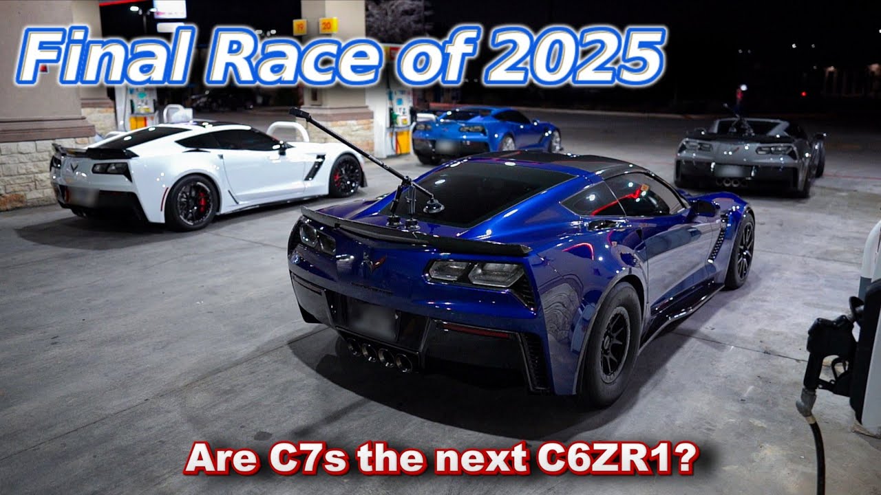 Texas C7s vs The World (1000hp Hellcat, 911 Turbo S, Twin Turbo Mustang,  ESS Mustang) 