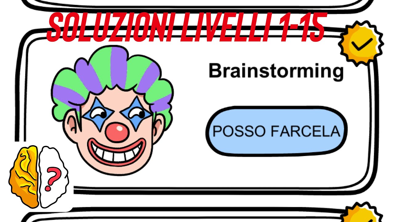 Brain Out BRAINSTORMING - Soluzioni Livelli 1-15 - Walkthrough - iOS/Android