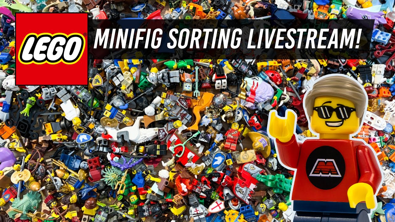 Sunday LEGO Minifigure Sorting Livestream! (4:15pm ET)