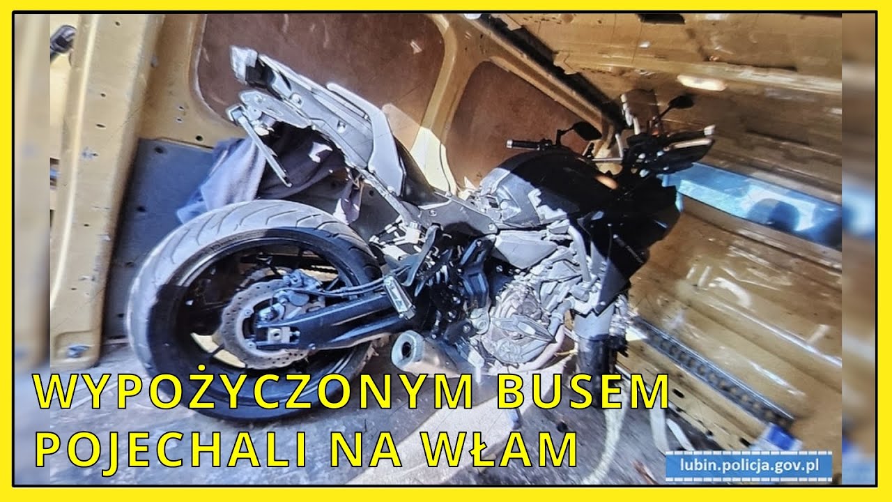 Lubin Z garażu ukradli motocykl