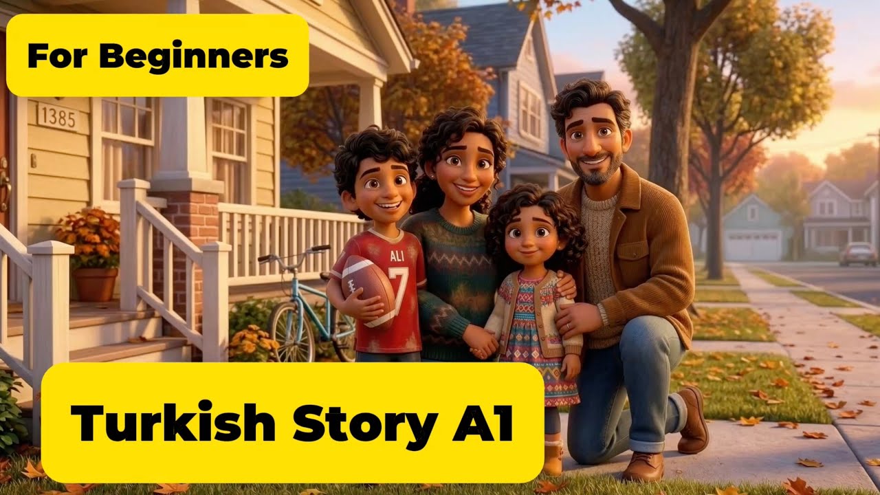 Easy Turkish Story for Beginners (A1) | Learn Turkish with Story