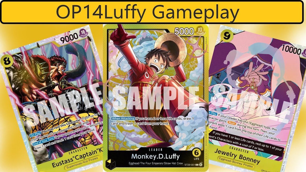 OnePiece TCG: More OP14 Yluffy Gameplay  vs doffy, blackbeard, ace, jinbe