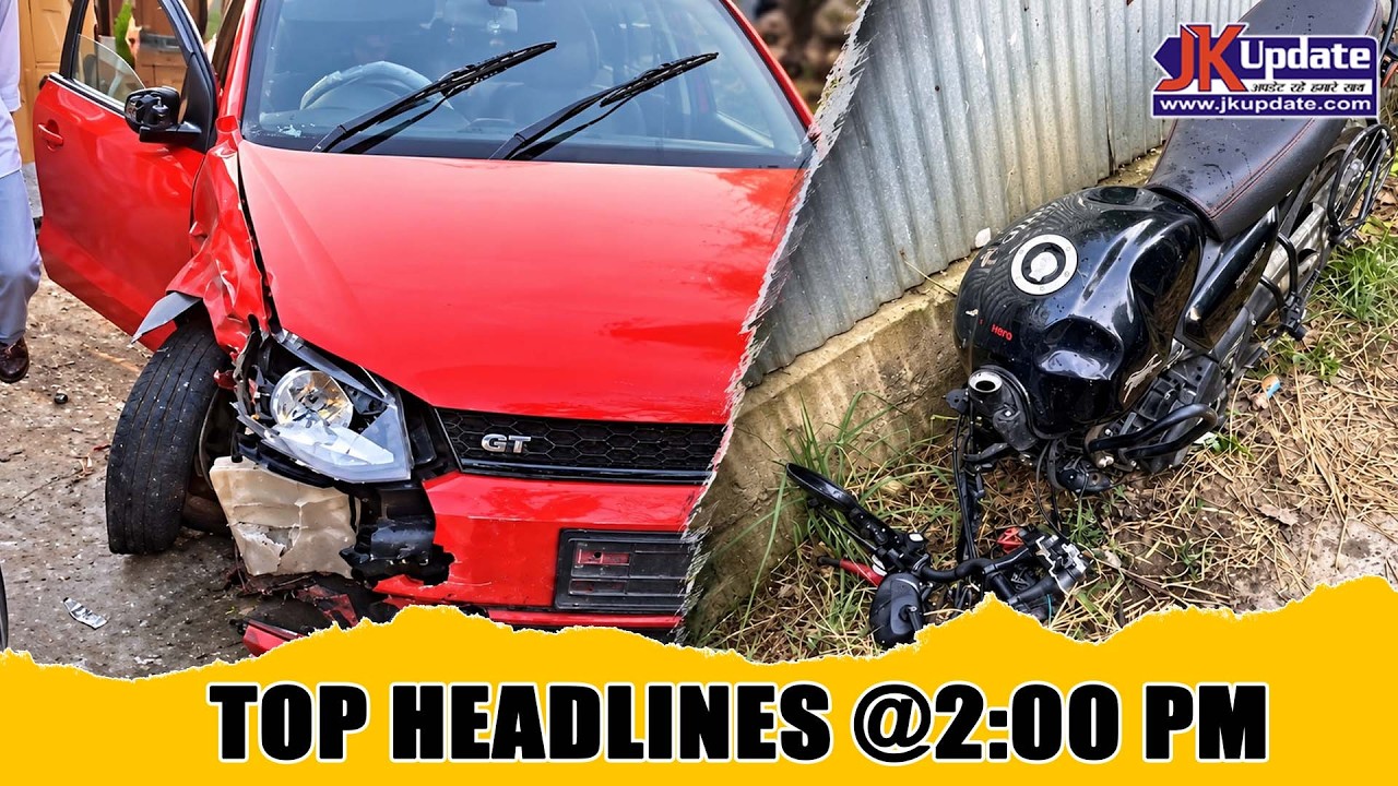 JKupdate Top Headlines @ 2 PM 13 Sept 2026
