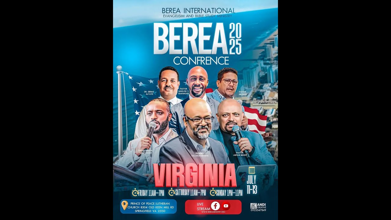 Beria 2025 conference, Springfield VA at Prince of Peace Lutheran Church