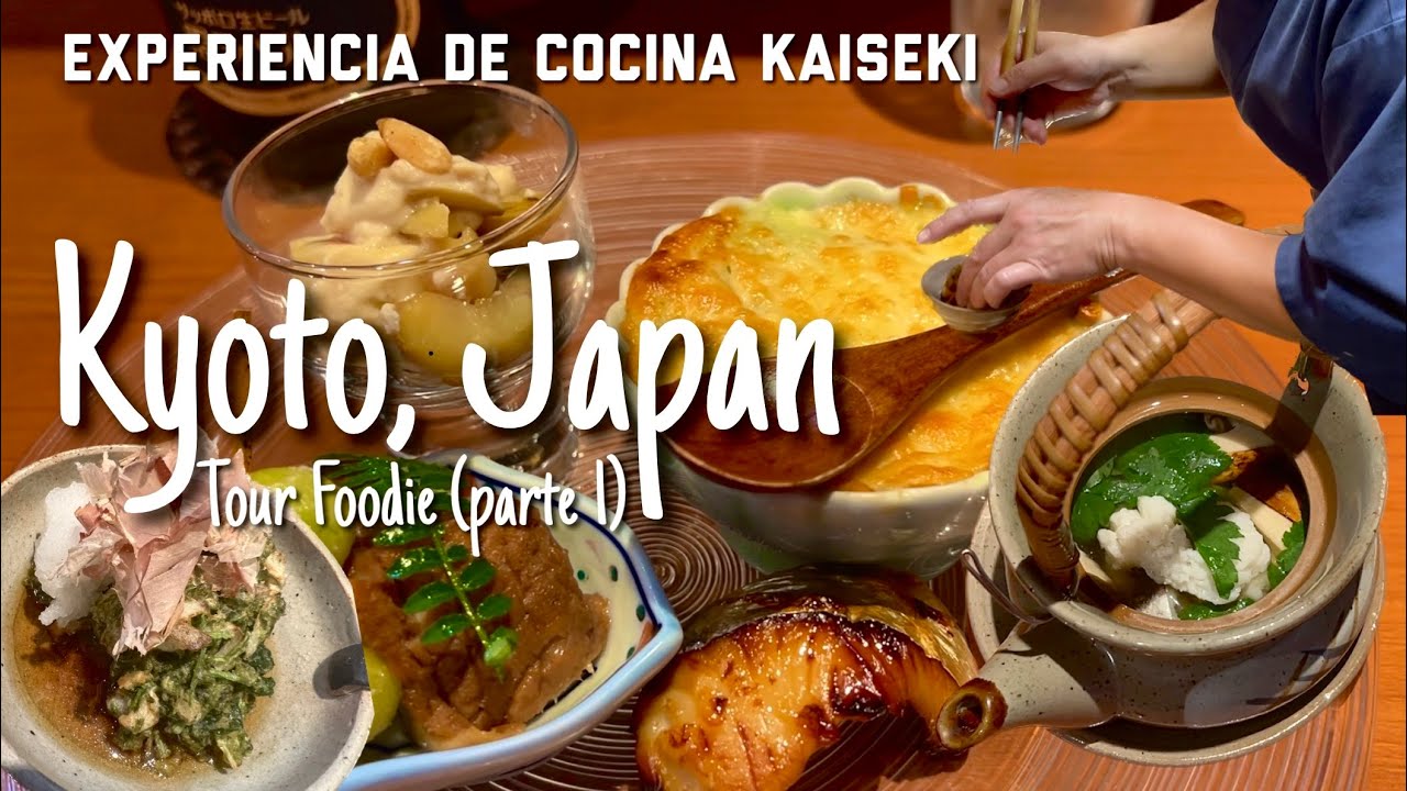 Kyoto foodie 🤤 (1/3) Cena Kaiseki: degustación de la alta cocina tradicional de Kyoto Japan HD vlog