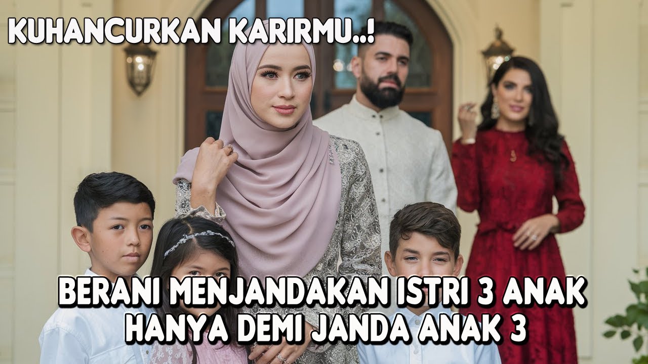 TUNGGU KEHANCURANMU BERANINYA MENJADIKAN JANDA ISTRI 3 ANAK DEMI JANDA ANAK 3  @ceritabunda88