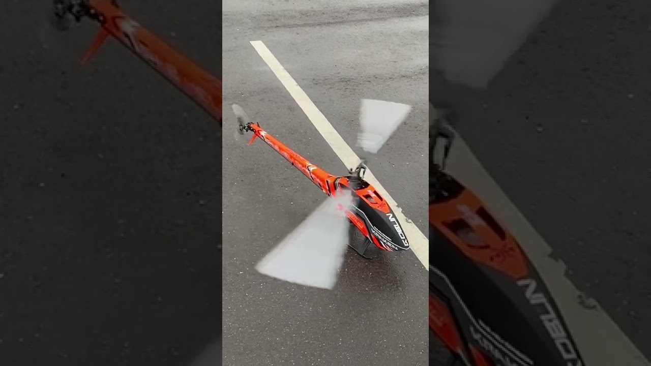 12S SAB GOBLIN  KRAKEN 700 RC HELICOPTER SPOOL UP #shorts #rchelicopter #sabhelidivision
