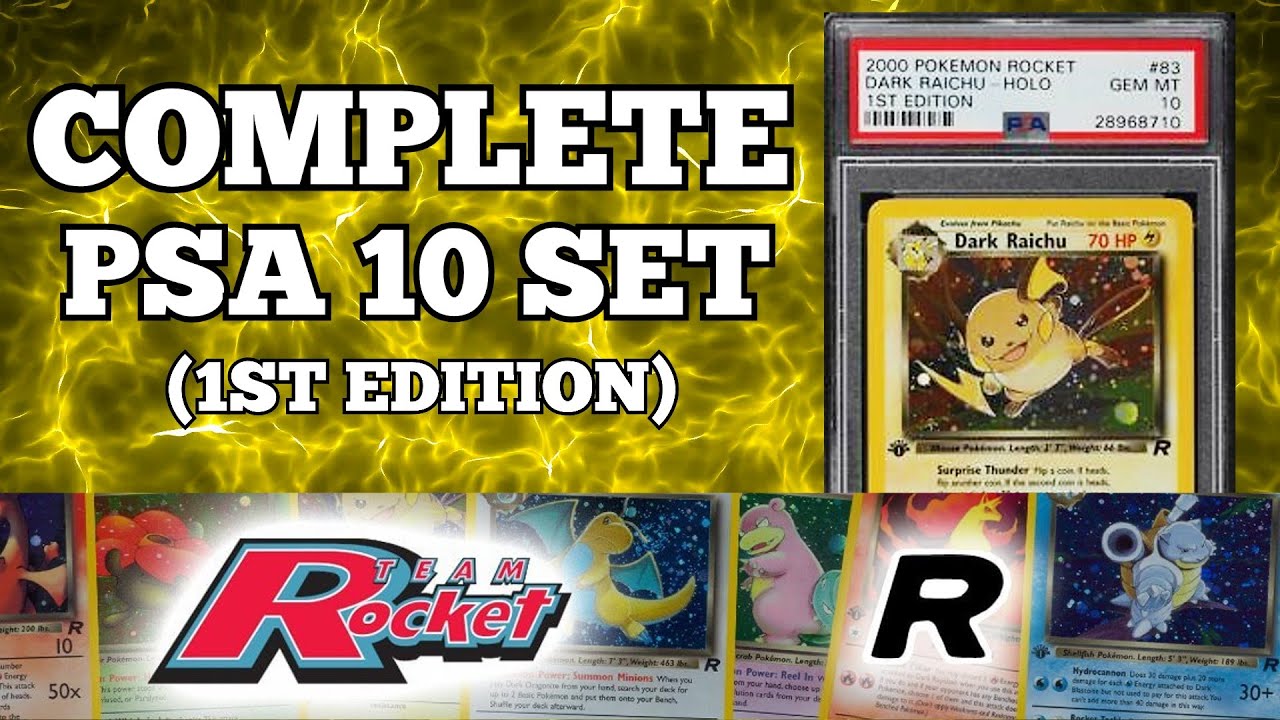 THIS POKEMON SET IS SERIOUSLY UNDERRATED! (1st Edition Team Rocket PSA 10)