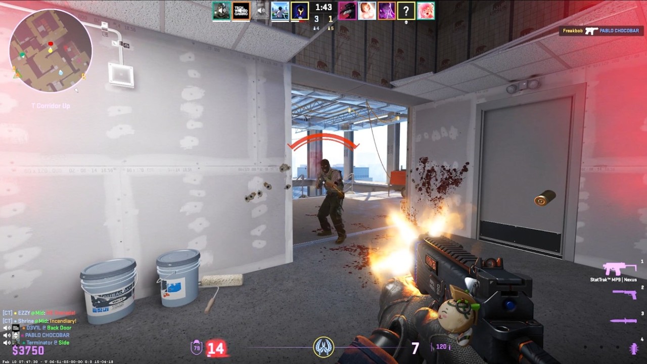 🔴 Mp9 vs Ak47 fight !! 🔴