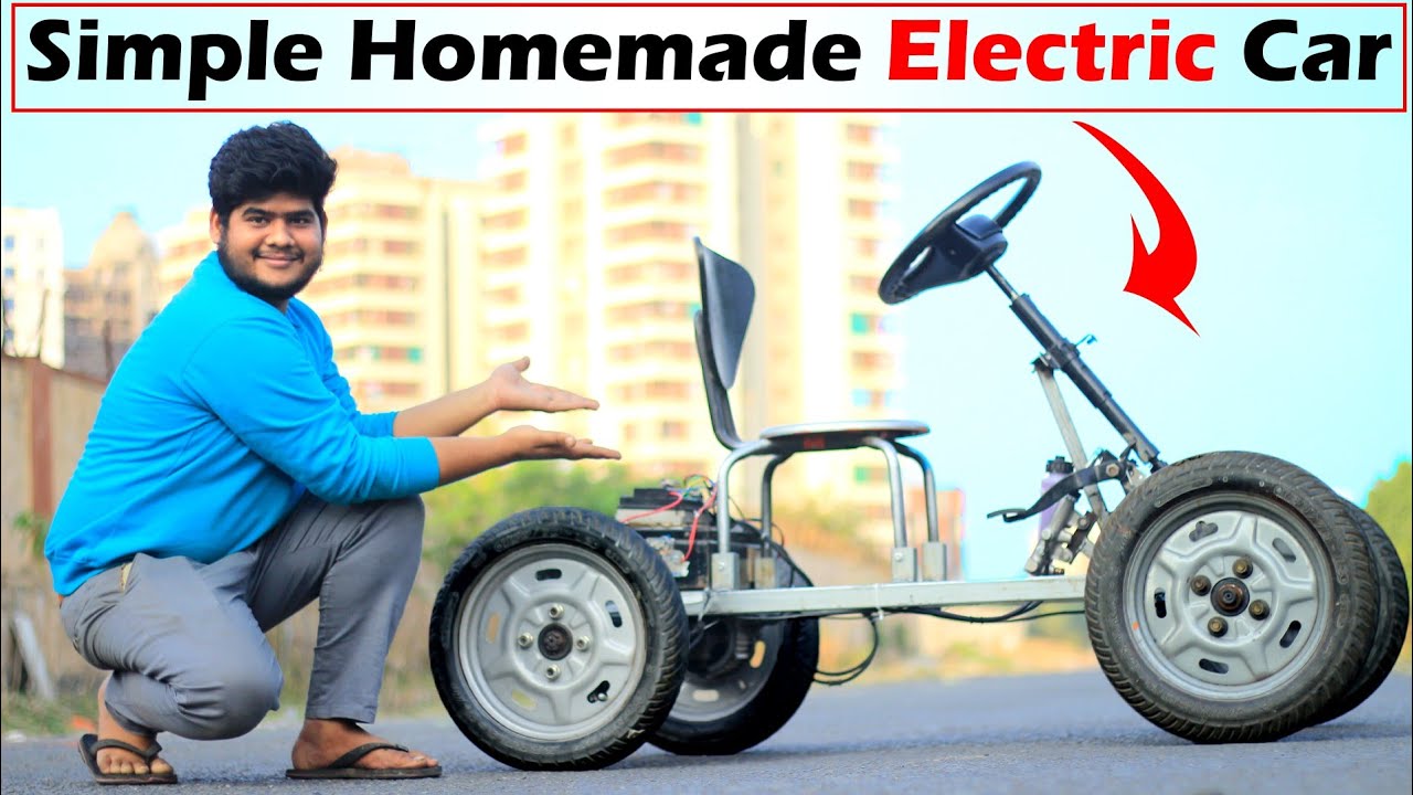 Home made simple electric car || DIY || 