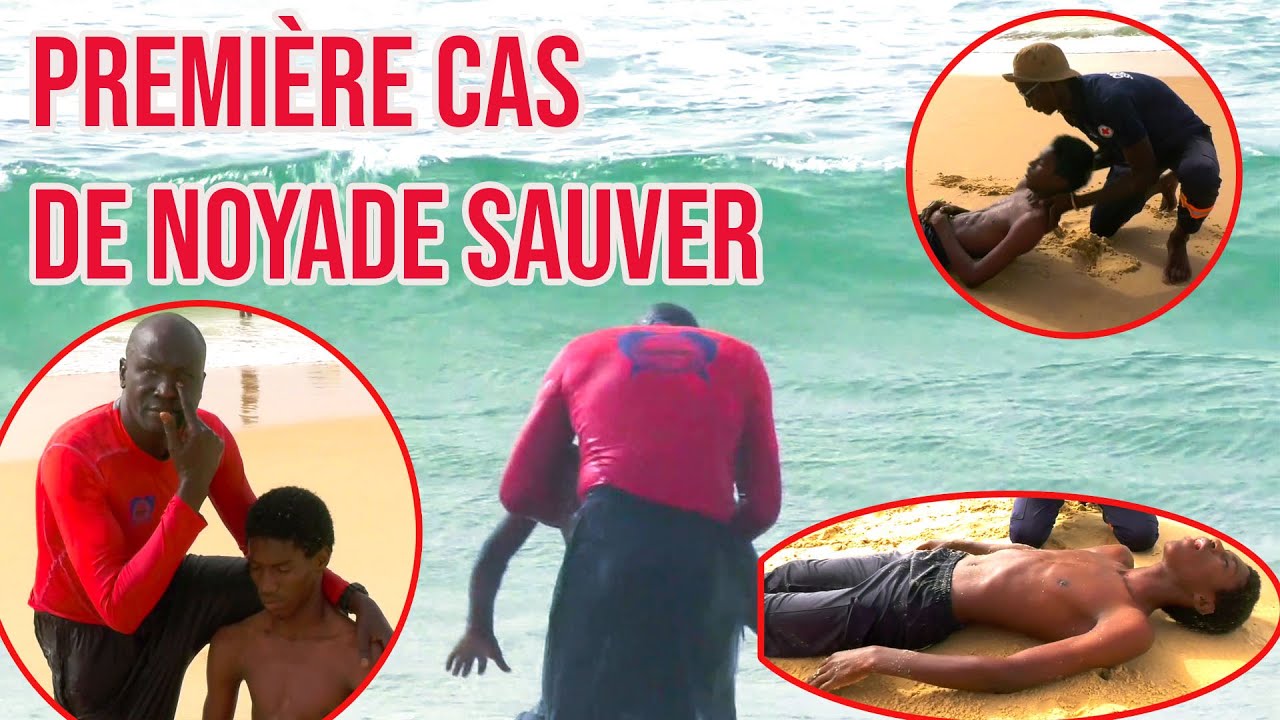 Plage de lac rose: Premier cas de noyade sauver par le maitre nageur...